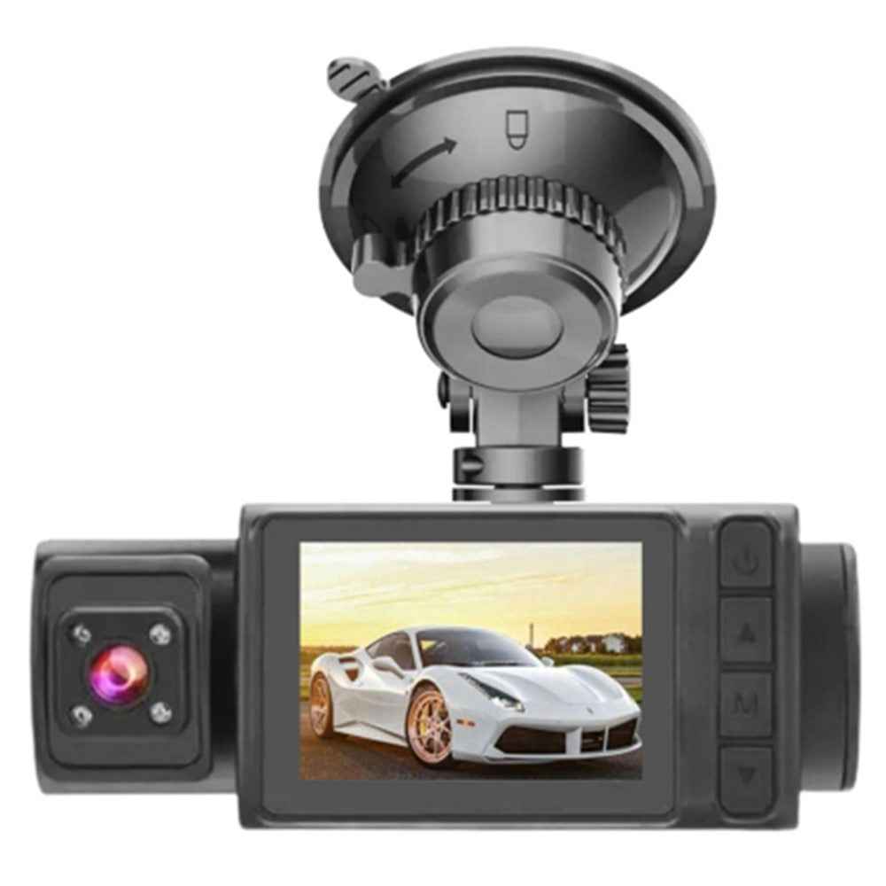 G12 1080P DVR Dash Camera Front / Inside / Rear Camera 2 Inch Screen Night Vision Driving Recorder