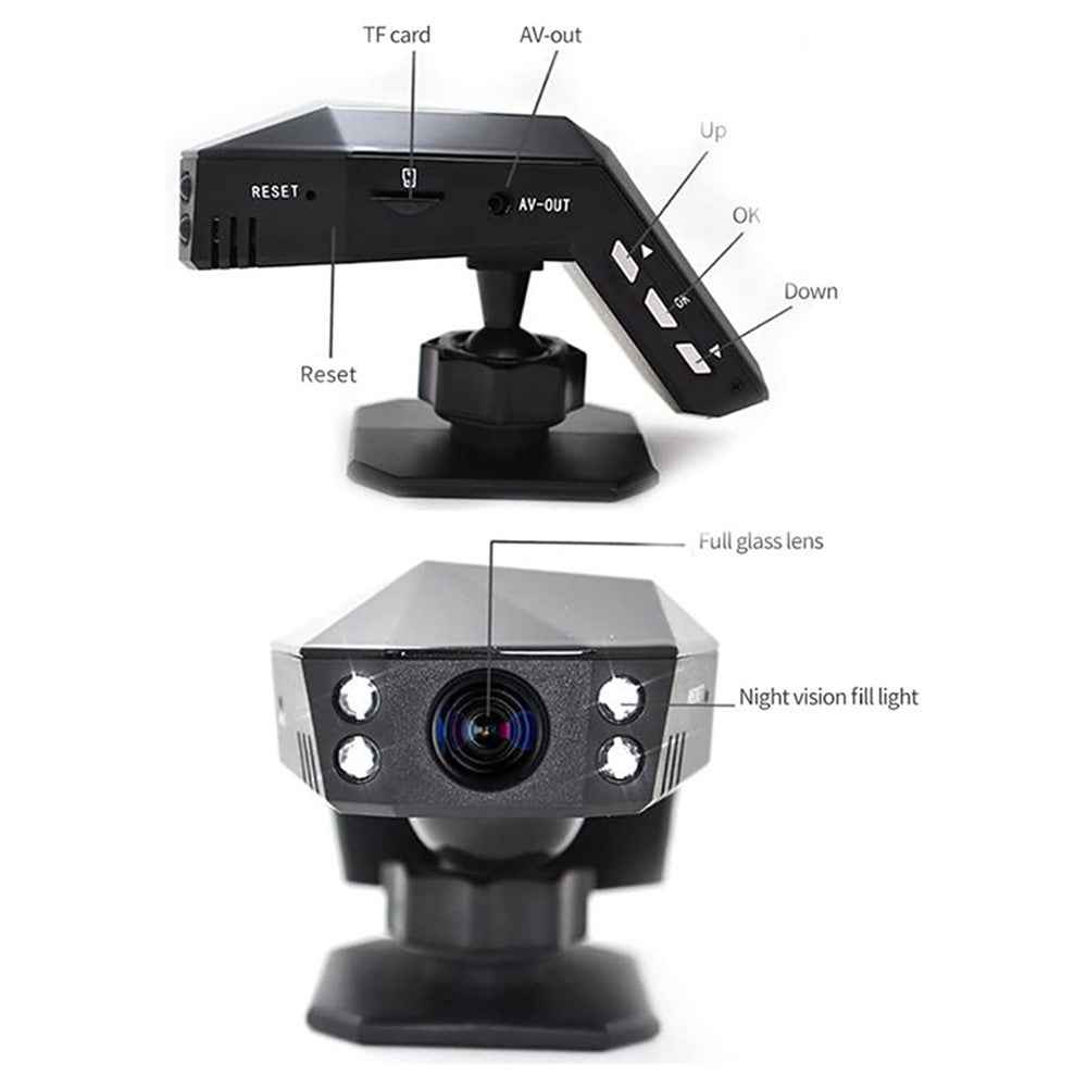 X4 Car Center Control Camera Aromatherapy Diffuser Dashcam Support 32G TF Card Storage