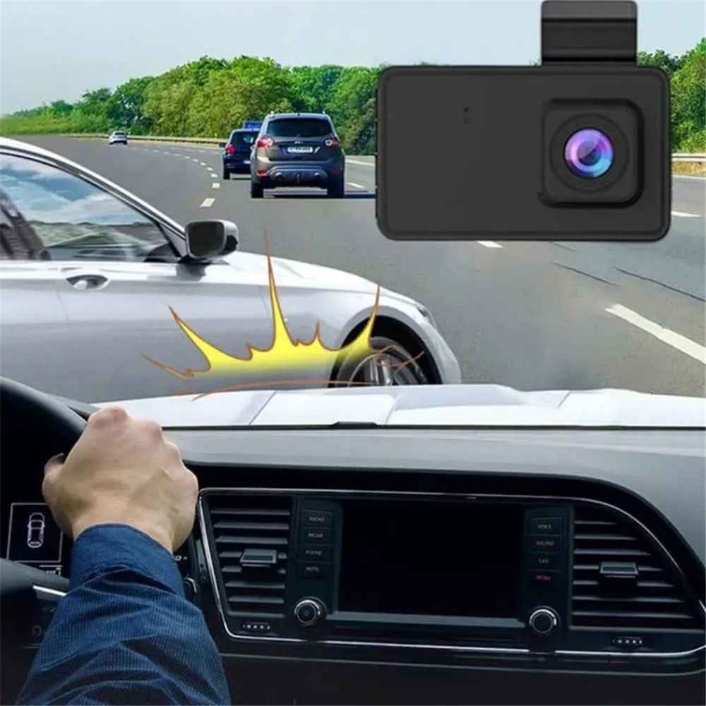 Q3 3-Inch Car Dash Camera - 1080P Full HD Single Recording