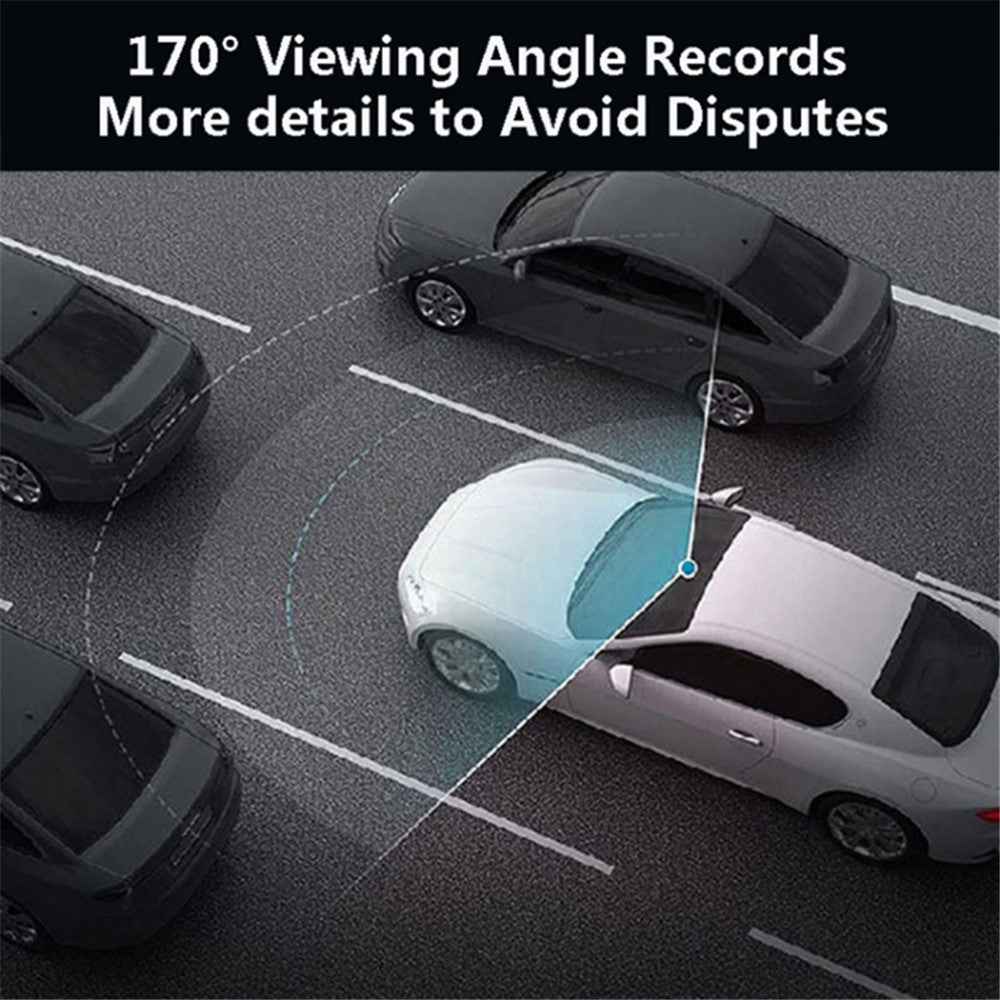 Q3 3-Inch Car Dash Camera - 1080P Full HD Single Recording