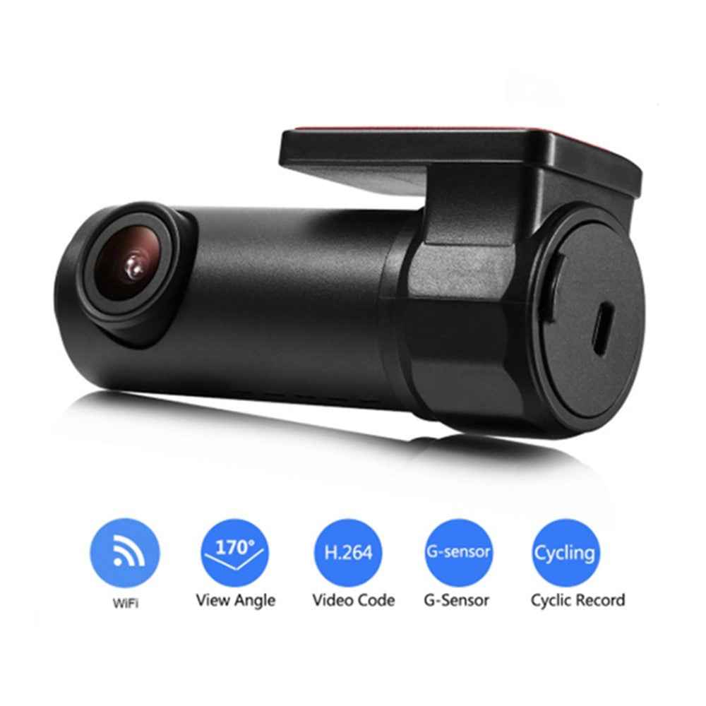 S600 1080P WiFi Dash Cam Car Camera Recorder with 170-degree Wide Angle, G-Sensor (Without Memory Card)