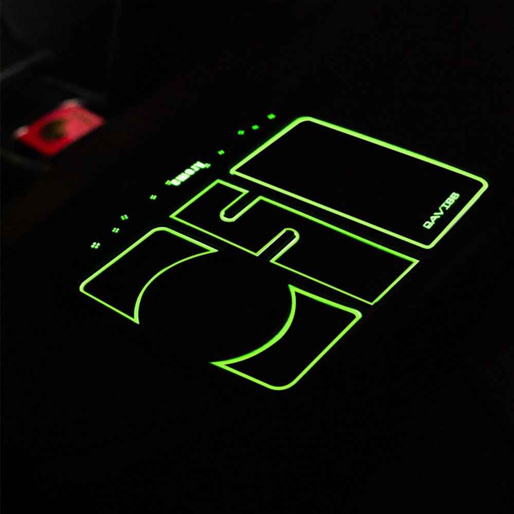 BAVISS B-28 4 in 1 Anti-Slip Dashboard Mat Phone Holder with Aromatherapy Slot/Car Temporary Parking Card Phone Number, Shake-proof Pad Phone Mount for Cars - White Luminous Color