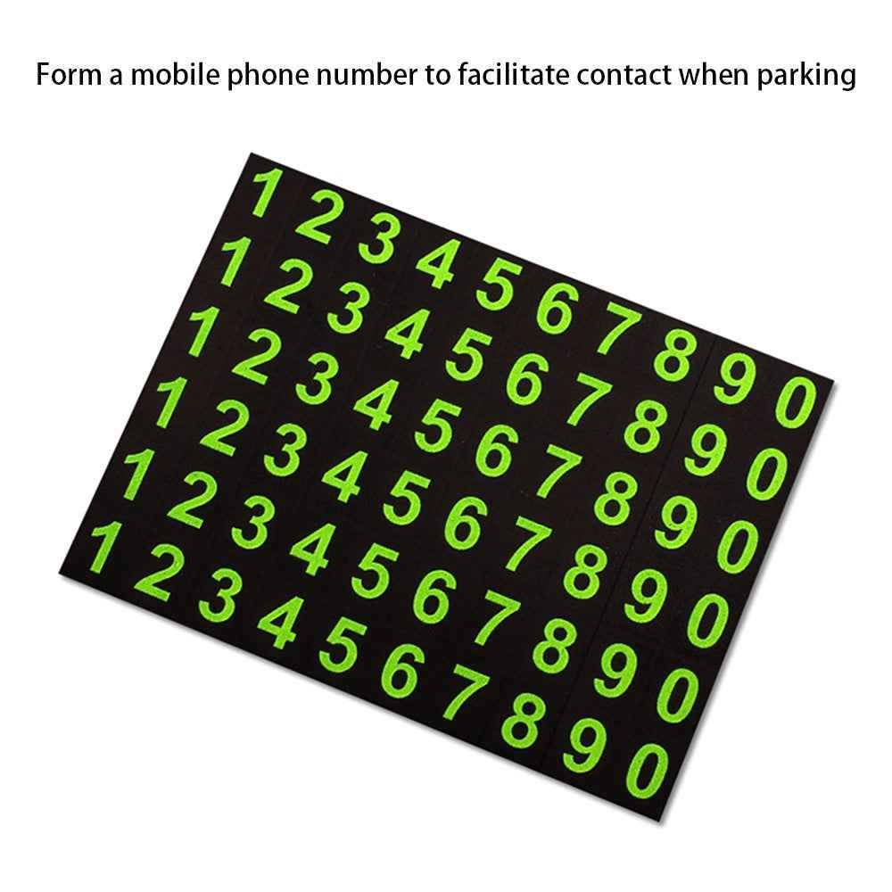 BAVISS B-25 3 in 1 Non-Slip Phone Holder Dashboard Phone Mat with Temporary Car Parking Card Number Plate Anti Shake Pad Phone Stand Mount for Universal Cars - Blue