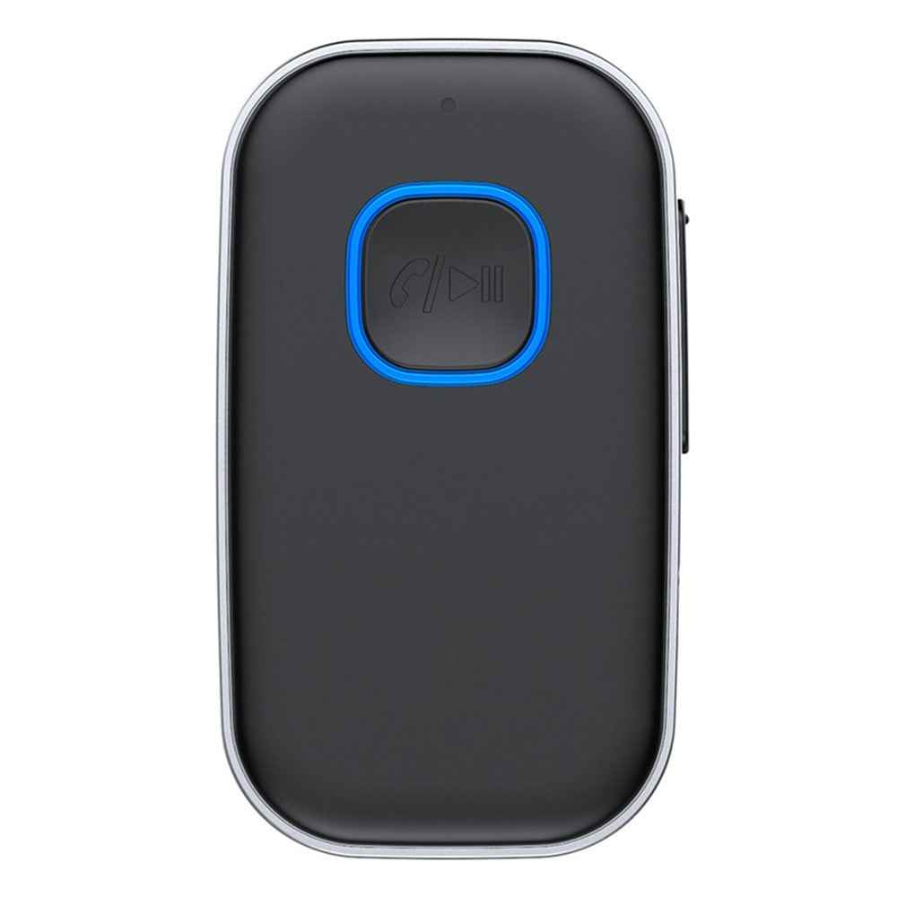 J22 Wireless Car Bluetooth-compatible Adapter Built-in Microphone Hands-free Call Audio Receiver with 3.5mm AUX Port