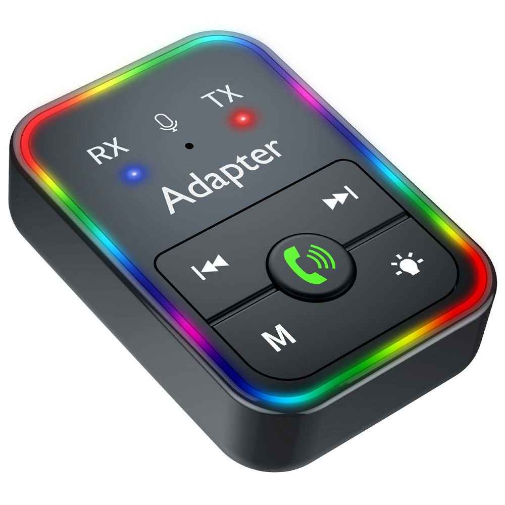 Q9 2-in-1 Bluetooth-compatible 5.3 Wireless Transmitter / Receiver MP3 Player Adapter Support TF Card Playback