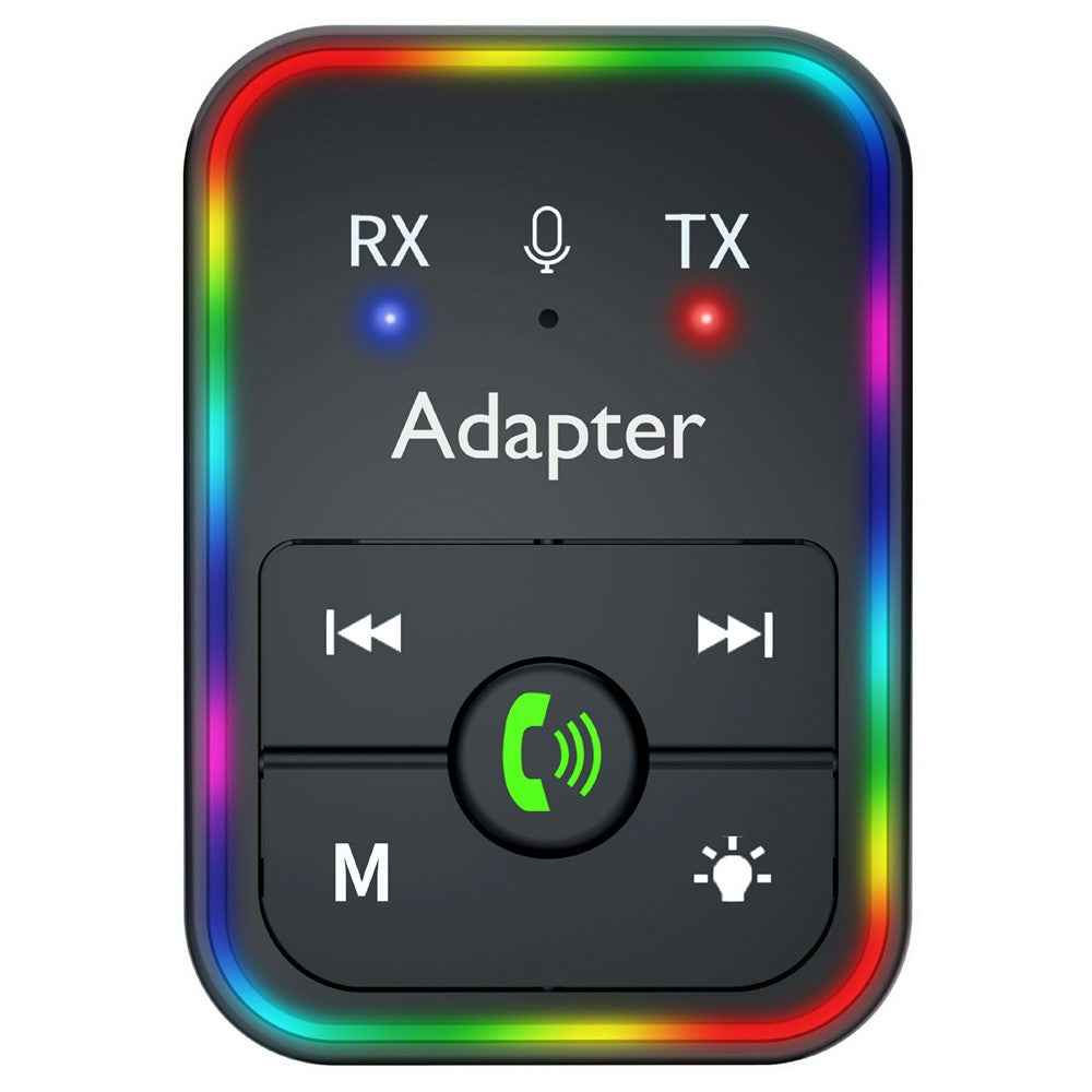 Q9 2-in-1 Bluetooth-compatible 5.3 Wireless Transmitter / Receiver MP3 Player Adapter Support TF Card Playback