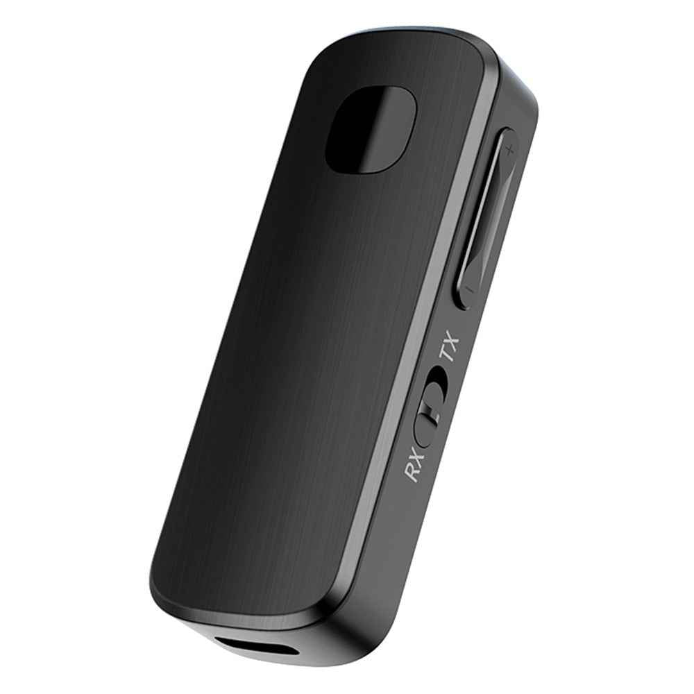 M18 Bluetooth-compatible 5.4 Lapel Clip Transmitter Receiver 2-in-1 Speaker Headphone Amplifier Wireless Car Bluetooth-compatible Adapter
