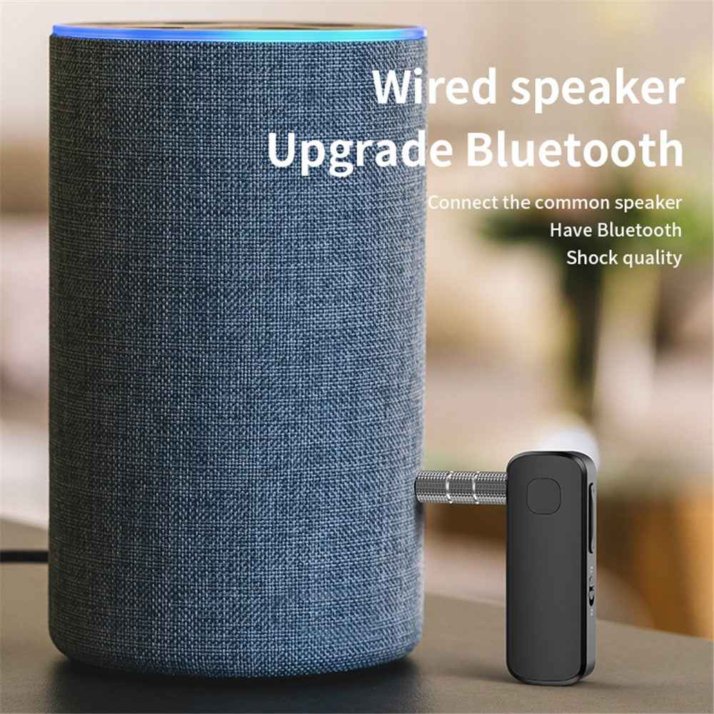 M18 Bluetooth-compatible 5.4 Lapel Clip Transmitter Receiver 2-in-1 Speaker Headphone Amplifier Wireless Car Bluetooth-compatible Adapter