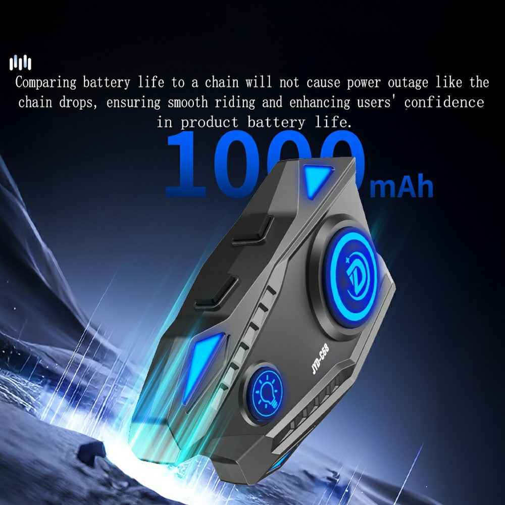 C68 Helmet Headset Motorcycle Riders Hands-Free Communication Bluetooth-Compatible Music Headphone