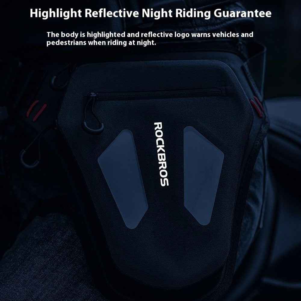 ROCKBROS 3017001801 / AS-081-1 Motorcycle Rider Leg Bag Unisex Waist Pack Crossbody Chest Bag