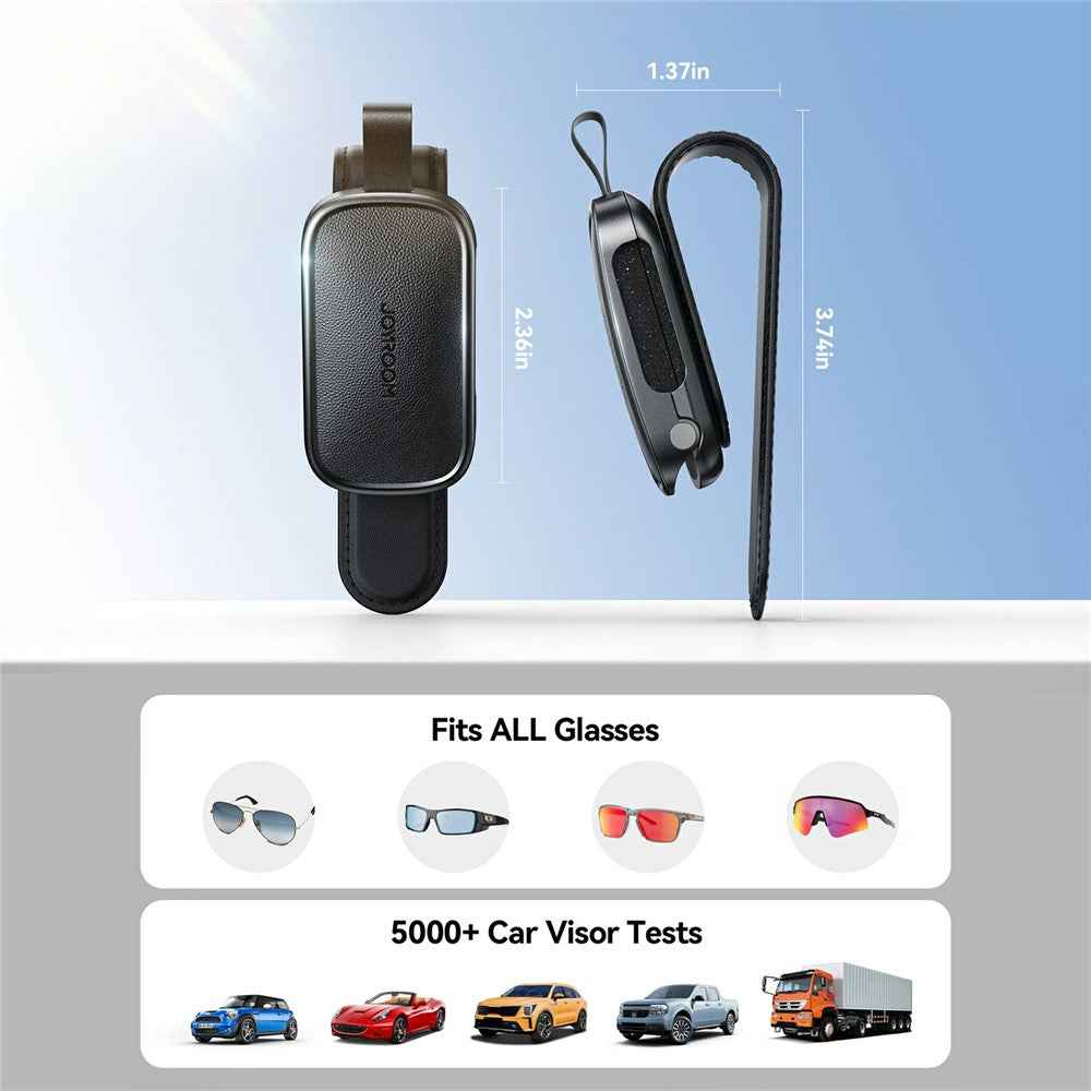 JOYROOM JR-ZS511 Sunglass Holder for Car Visor Sunglasses Organizer Magnetic Clip