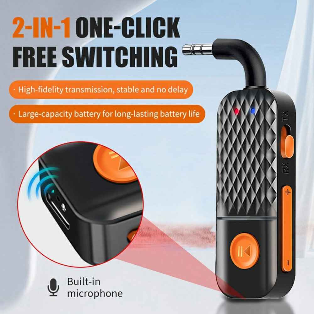T90 AUX 3.5mm Car Bluetooth-Compatible Adapter Wireless Audio Transmitter Receiver