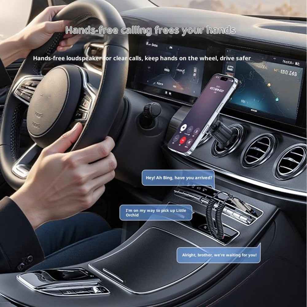 YESIDO YAU82 3.5mm AUX Car Bluetooth-Compatiable Audio Player CD-Quality Sound - Black