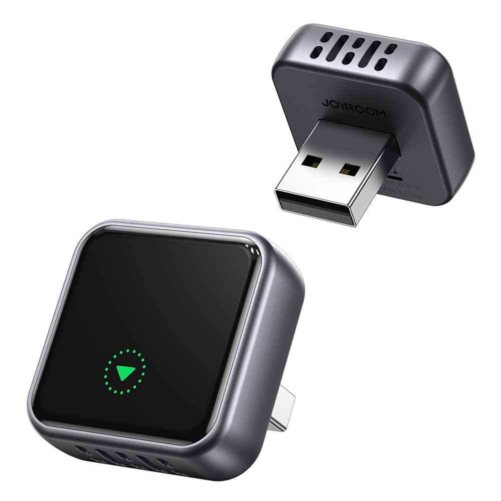 JOYROOM JR-CP3 2 in 1 Wireless CarPlay Android Auto Adapter Fast Auto-Connect USB-A Dongle - Black
