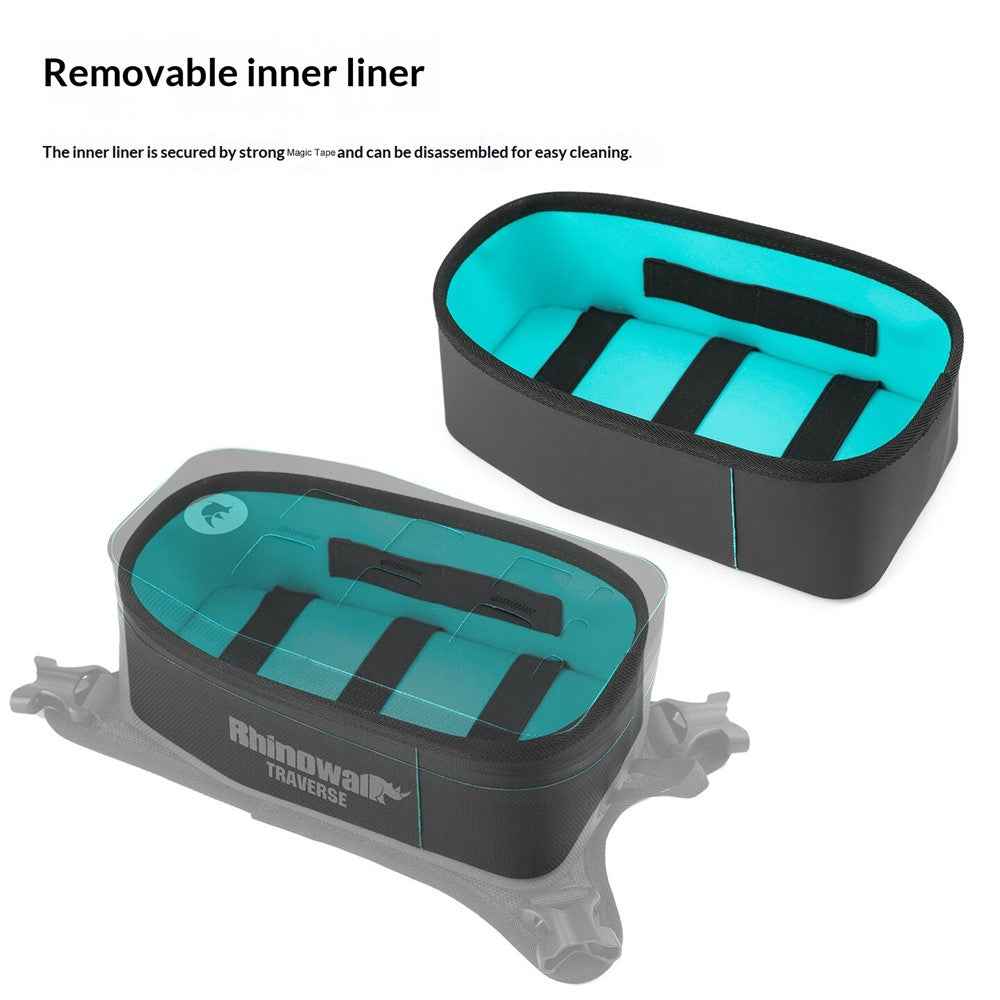 RHINOWALK MCY2601 2L Motorcycle Tank Bag Waterproof Reflective Front Storage Bag for TRaverse Series - 2L
