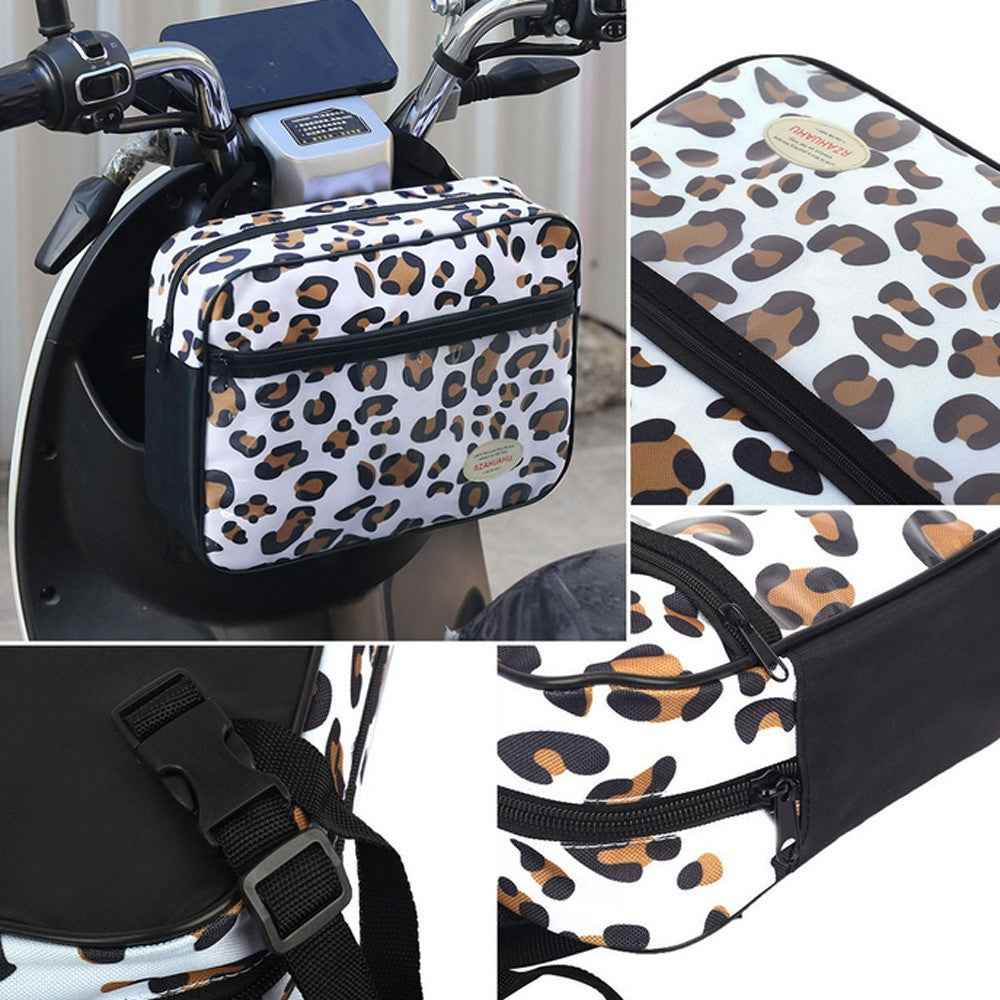 RZAHUAHU 5L Motorcycle Electric Bike Scooter Handlebar Storage Bag Bicycle Hanging Bag - Indians