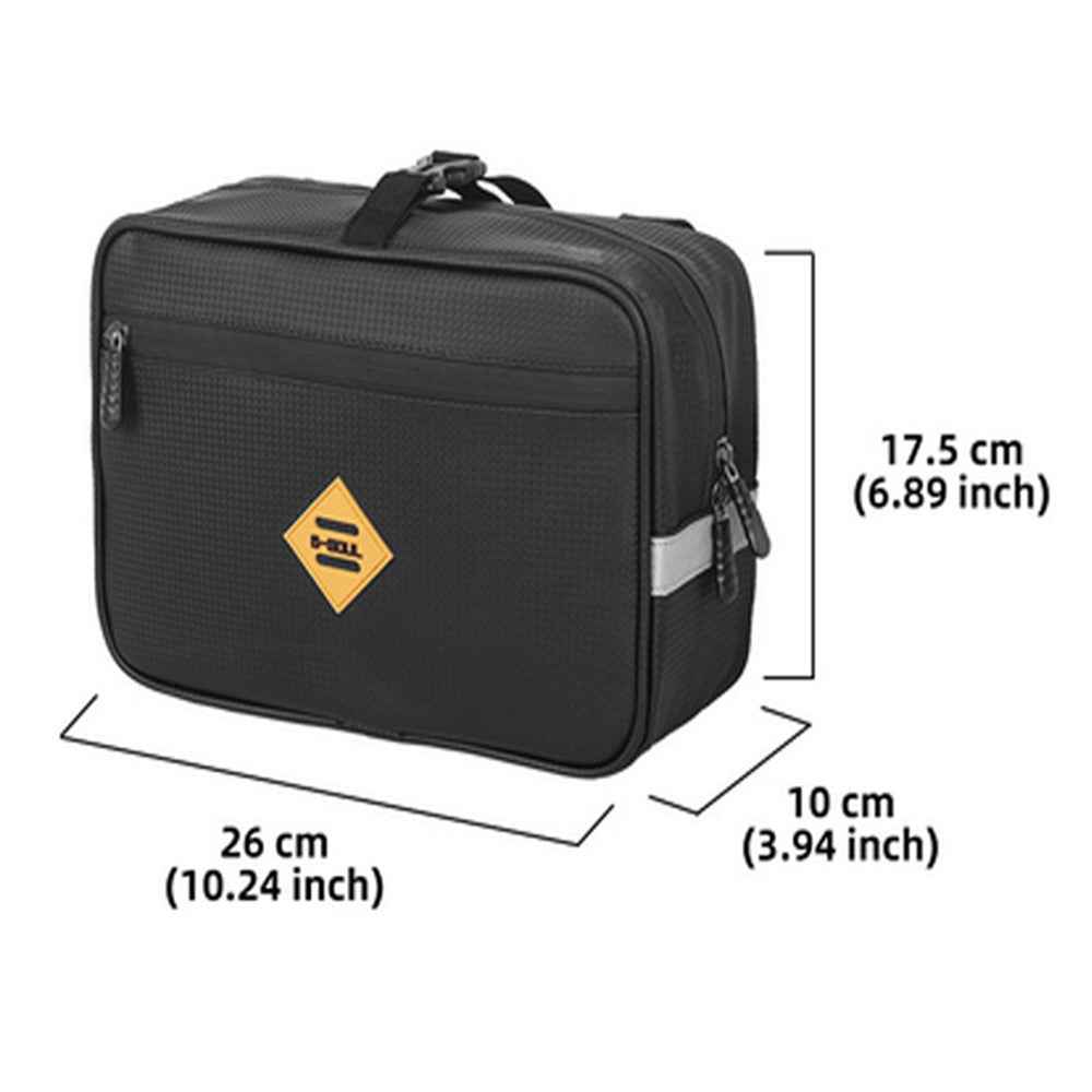 B-SOUL Motorcycle Rear Seat Side Hanging Bag Waterproof Motorbike Bicycle Electric Bike Pannier Bag Tools Storage Bag