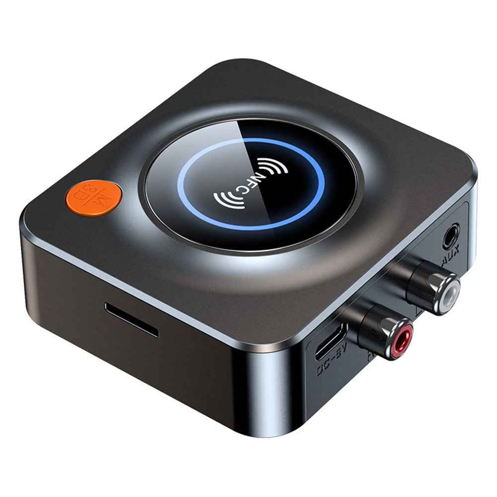 C52 NFC Bluetooth-compatible 5.1 Receiver Stereo AUX 3.5mm RCA Optical Bluetooth-compatible Audio Adapter TV Wireless Handsfree Call