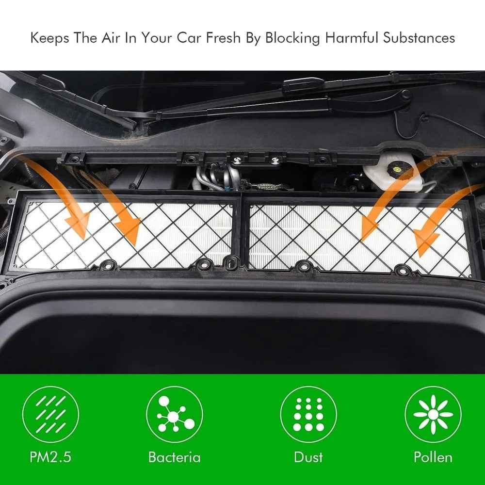 BRONCO 1 Pair For Tesla Model Y Filter HEPA Air Filter Replacement, OE: 1658375-00-A CU47025-2