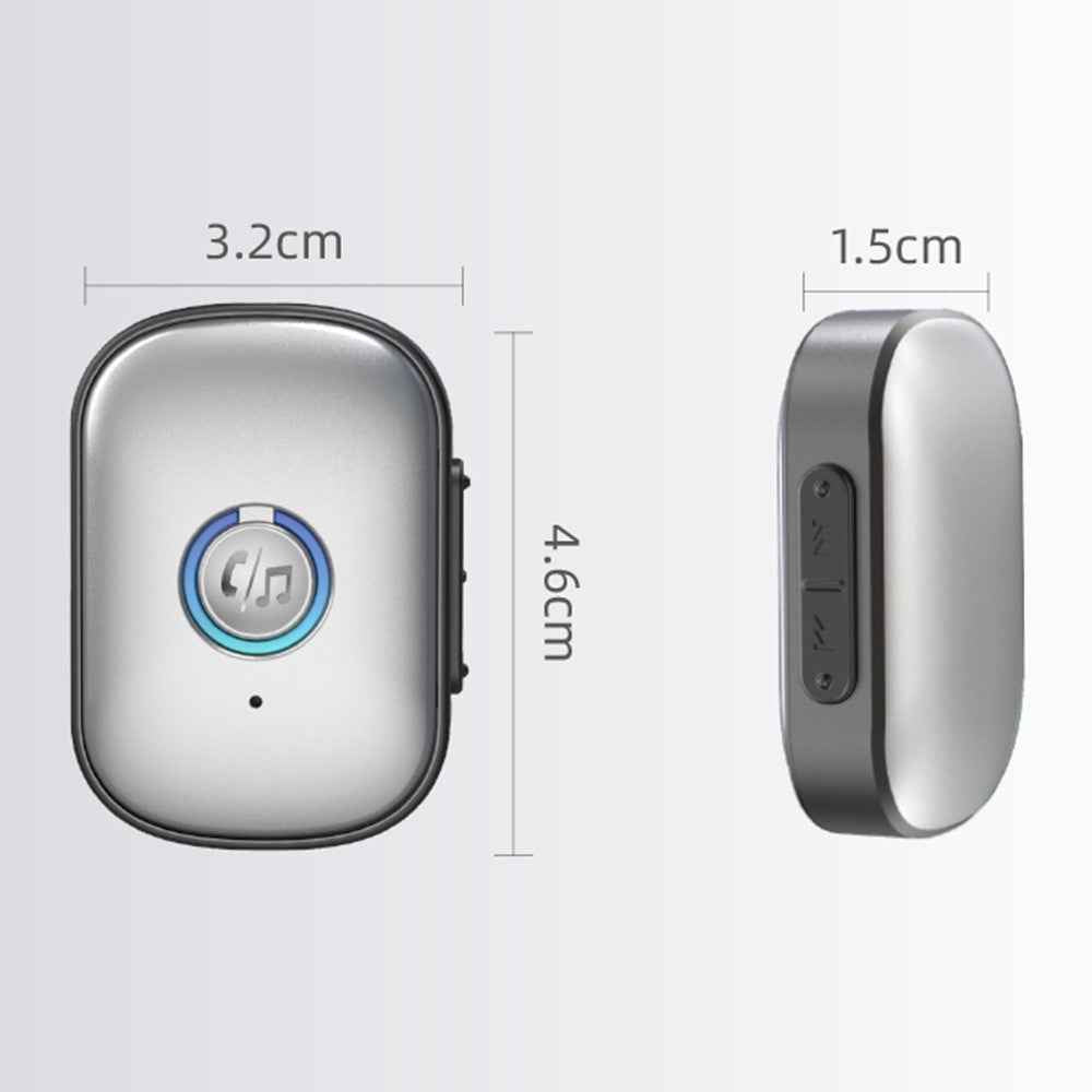 W1 Hands Free AUX Car Bluetooth-compatible Receiver Portable Mini BT 5.3 Receiver Car Audio Adapter