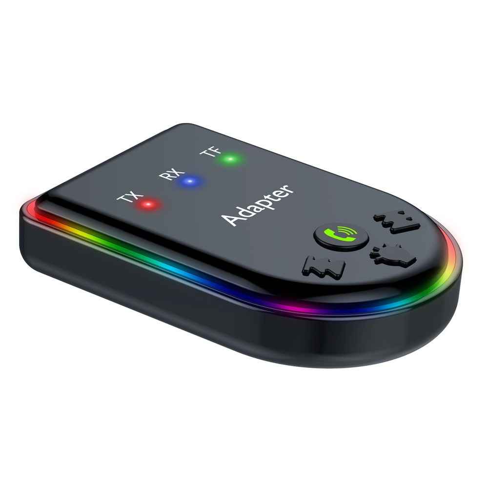 Q6 Portable Mini 2-in-1 Bluetooth-compatible 5.3 MP3 Player Car Audio Adapter Support Receiver / Transmitter