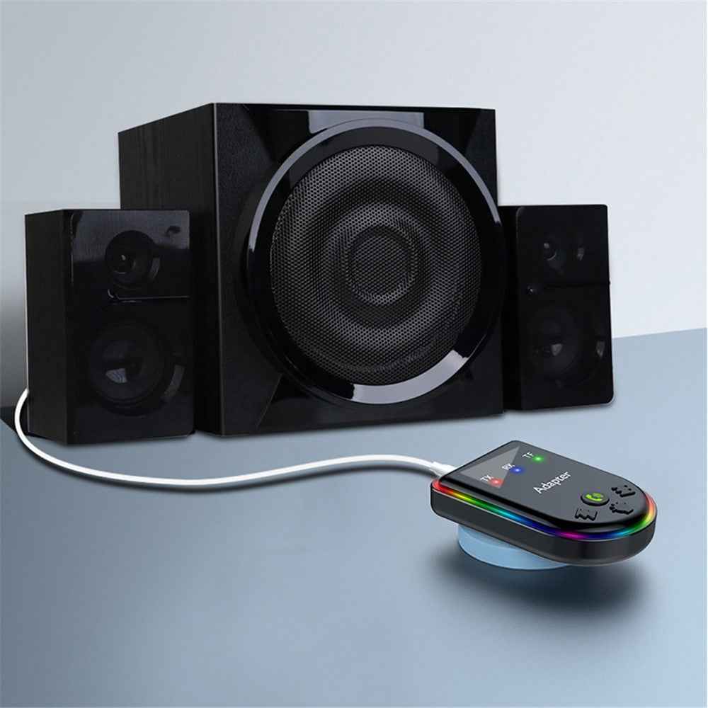 Q6 Portable Mini 2-in-1 Bluetooth-compatible 5.3 MP3 Player Car Audio Adapter Support Receiver / Transmitter
