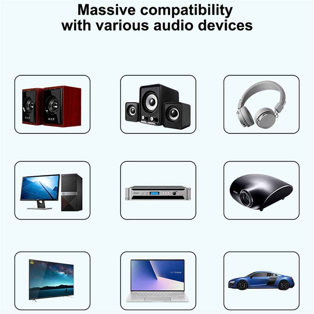 Q6 Portable Mini 2-in-1 Bluetooth-compatible 5.3 MP3 Player Car Audio Adapter Support Receiver / Transmitter