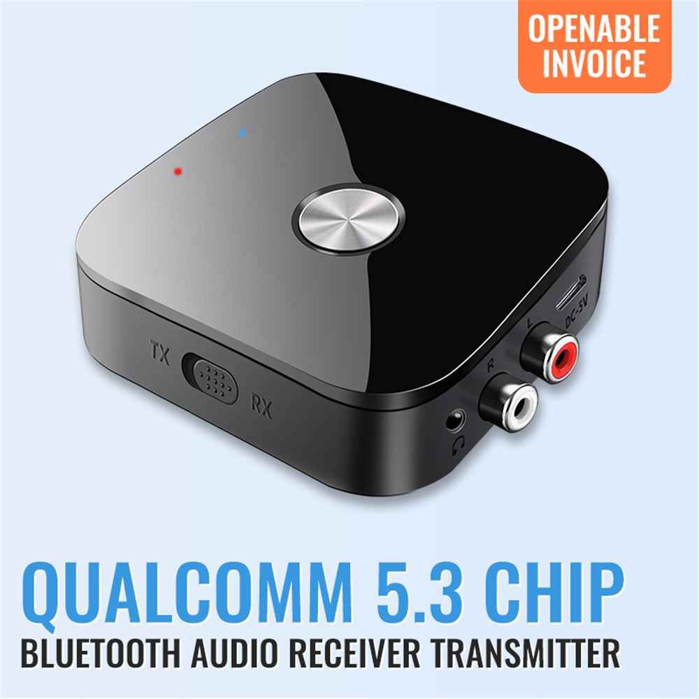 T69 2-in-1 Bluetooth-compatible 5.3 APTX Adaptive Receiver Transmitter Wireless Audio Adapter
