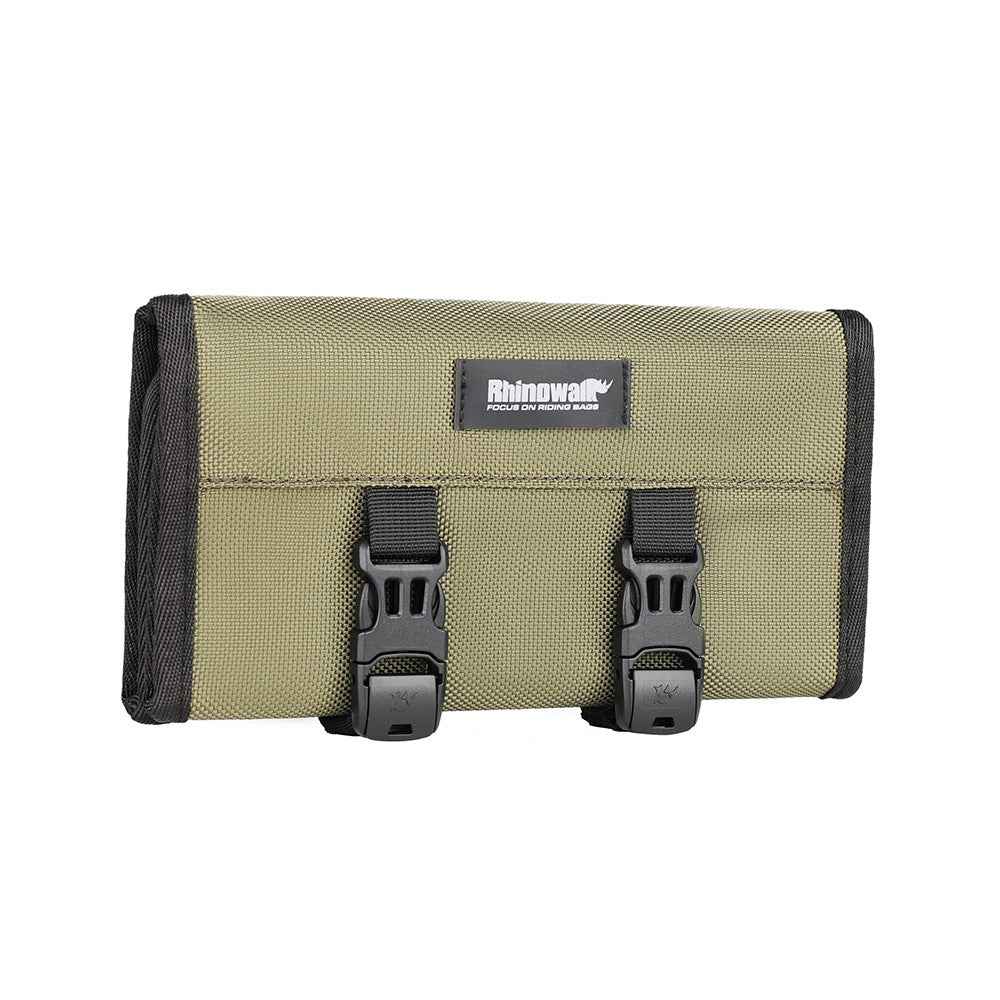 RHINOWALK MT103 Motorcycle Repair Tools Storage Bag 1680D Polyester Motorbike Tools Bag - Army Green