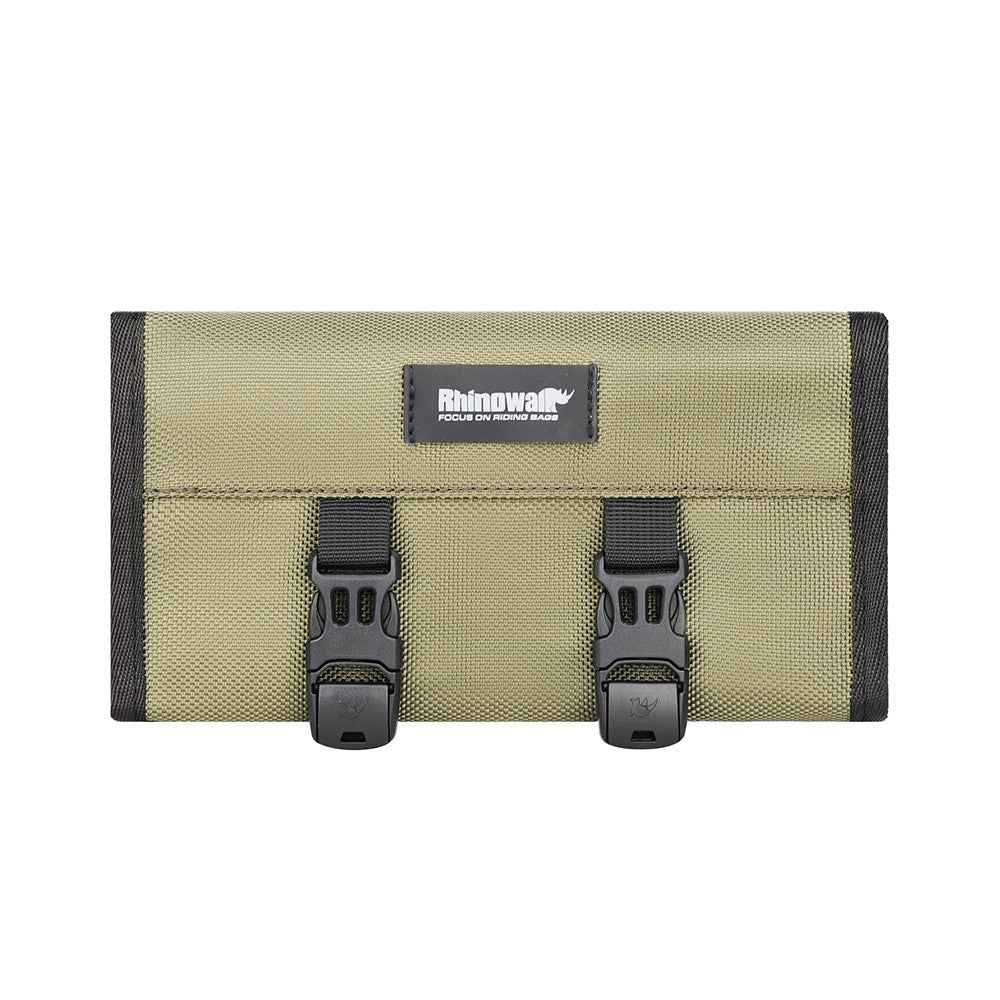 RHINOWALK MT103 Motorcycle Repair Tools Storage Bag 1680D Polyester Motorbike Tools Bag - Army Green