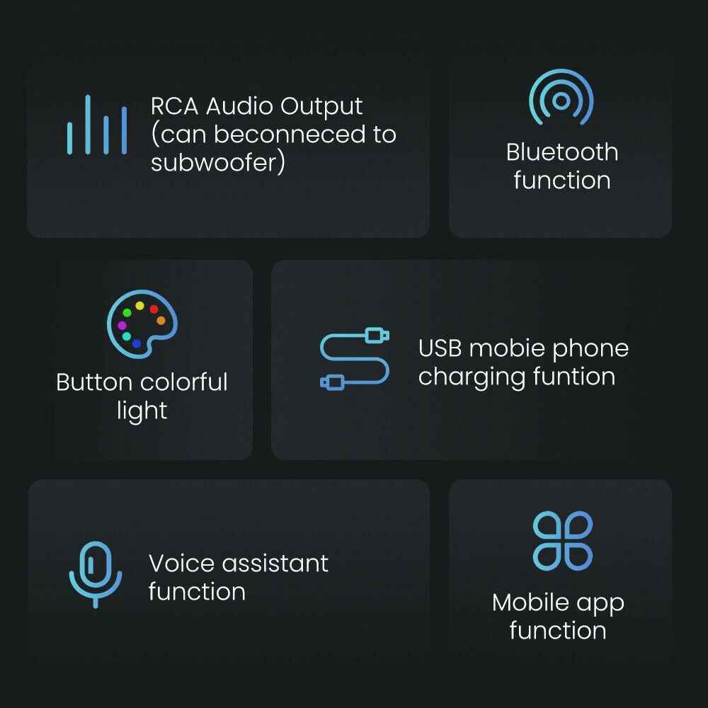 M12 AI Smart Bluetooth-compatible Lossless Music Car MP3 Player FM Radio, Support TF Card