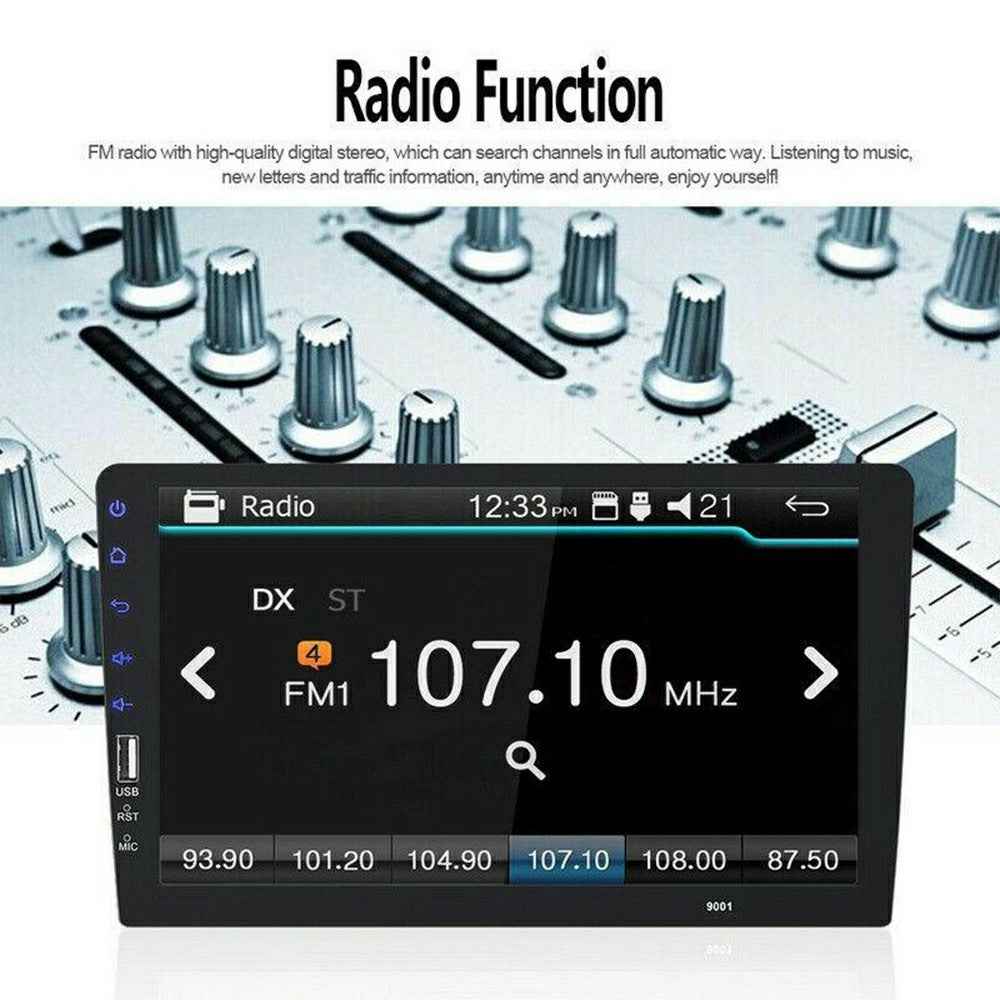 RH752A For Car 9 Inch Touch Screen MP5 Player Bluetooth-Compatible Multimedia Stereo FM Radio