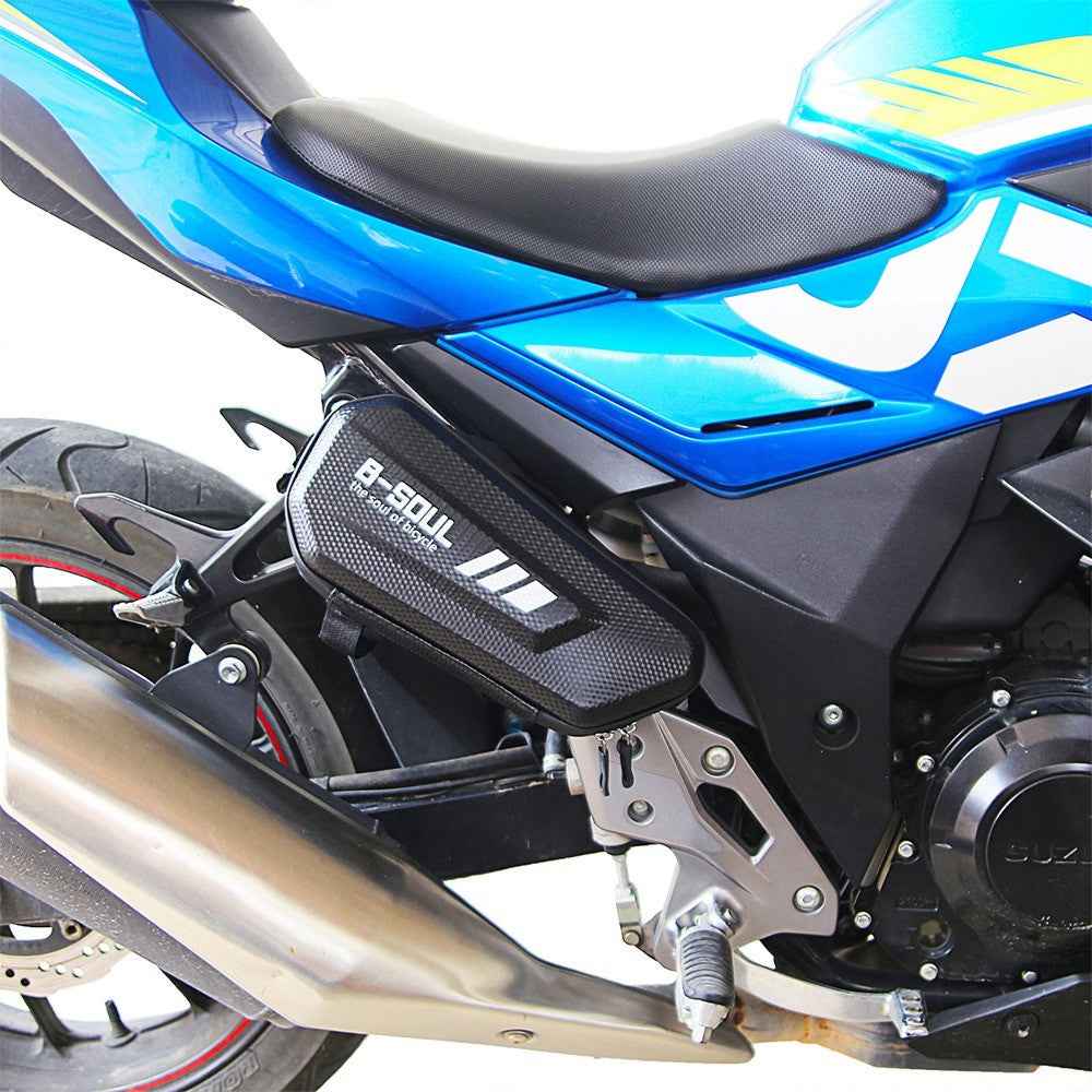 B-SOUL 2L for Motorcycle Electric Vehicle Waterproof Side Bag Repair Tools Storage Hard Shell Bag, Right Side