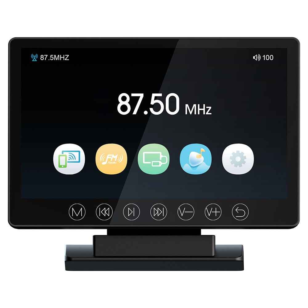 M7 Wireless FM Transmitter Car MP5 Player 1080P HD WiFi Wireless 7 Inch Screen Projection Display TF Card / U Disk / AUX Player