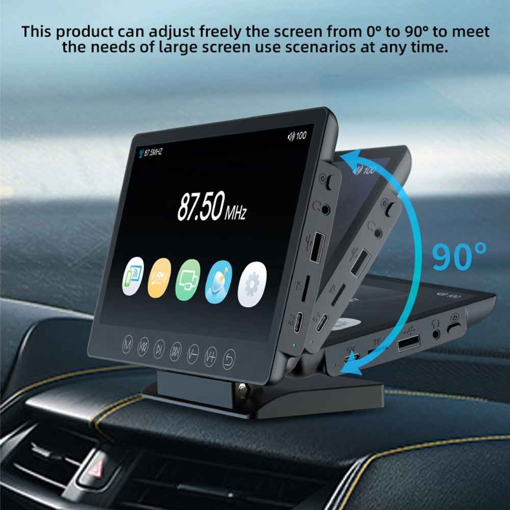 M7 Wireless FM Transmitter Car MP5 Player 1080P HD WiFi Wireless 7 Inch Screen Projection Display TF Card / U Disk / AUX Player