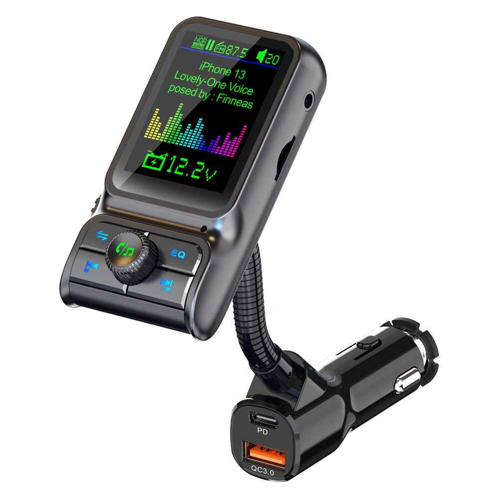 BC85 Car Bluetooth-compatible Player QC3.0 / PD Fast Charger 1.77" Color Screen Car FM Transmitter Support EQ Sound Adjustment