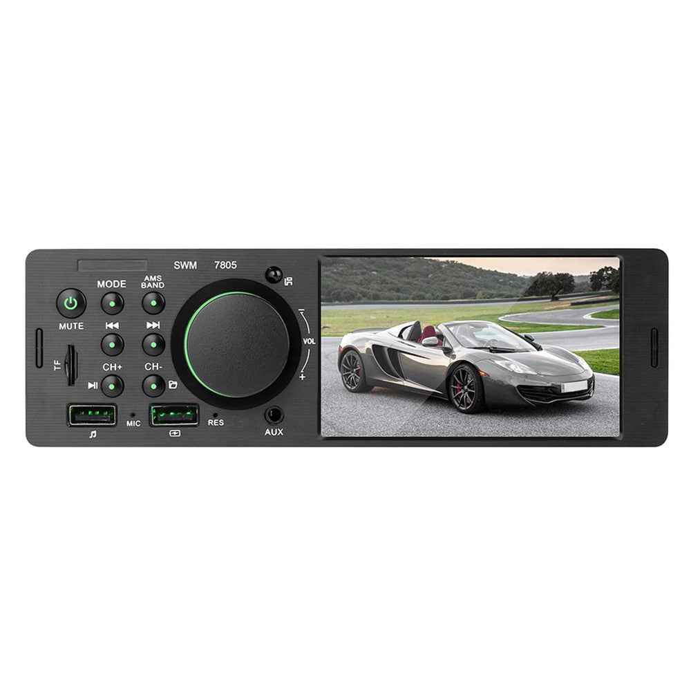 7805 Car Radio MP5 Player HD 4.1-inch Screen FM Stereo Audio with USB Charging Port (No Battery)