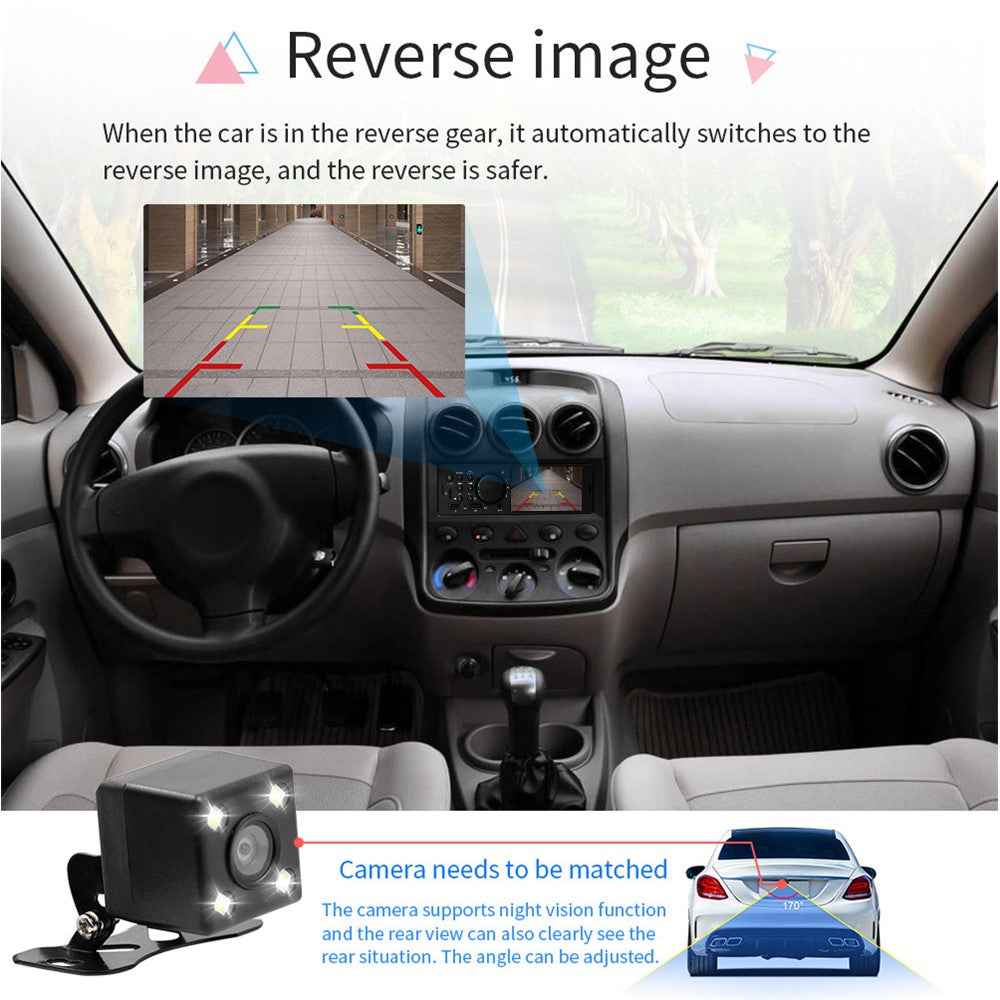 7805 Car Radio MP5 Player HD 4.1-inch Screen FM Stereo Audio with USB Charging Port (No Battery)