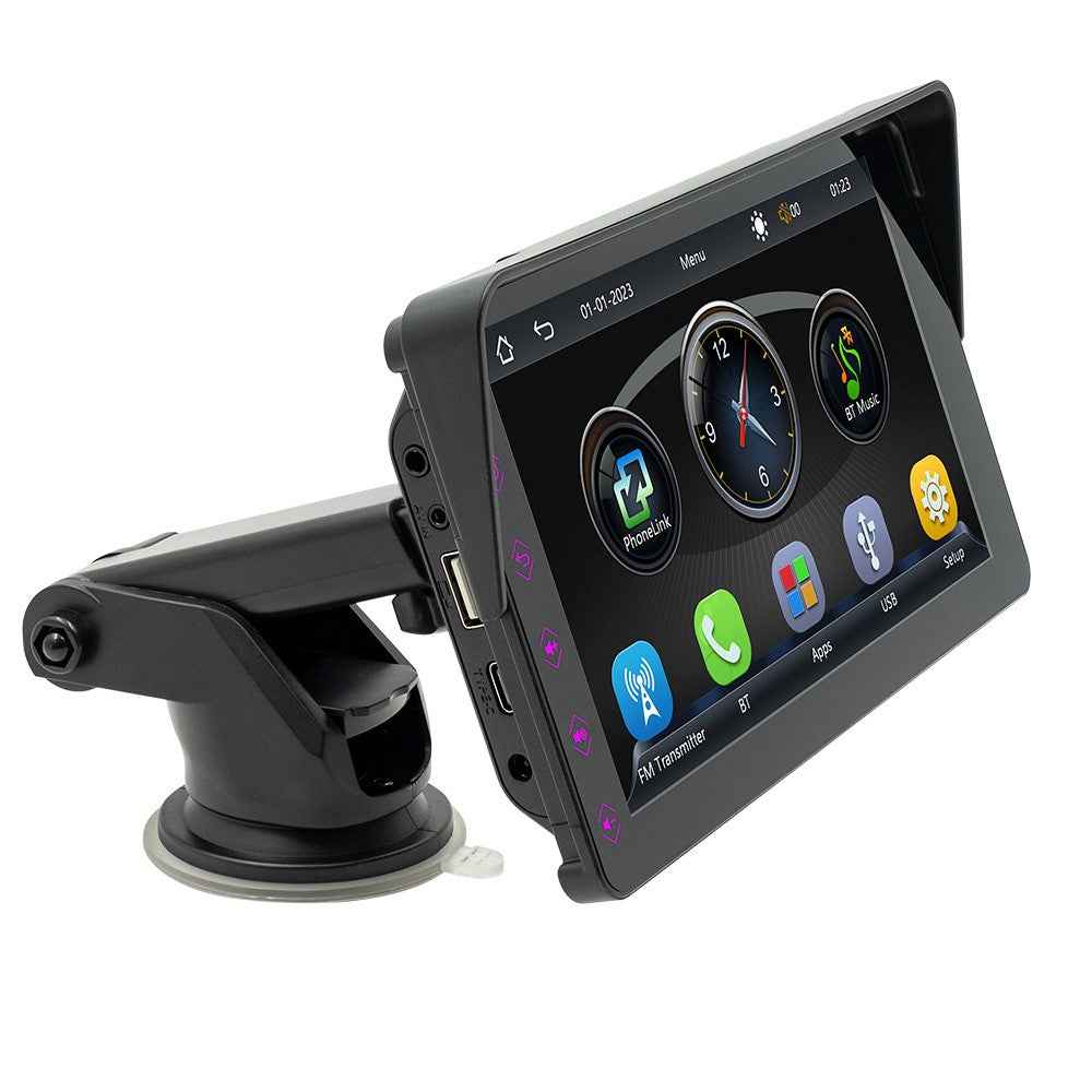 B5311 7-inch Screen Car Bluetooth-compatible MP5 Player Wireless CarPlay Reverse Image Display FM Radio Video Player