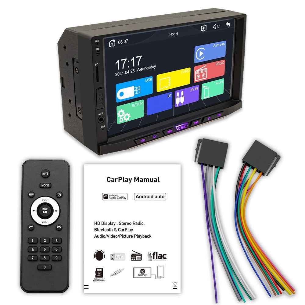 L2 Car MP5 Player 7-inch FM Car Radio Bluetooth-compatible Multimedia Support Mirror Link
