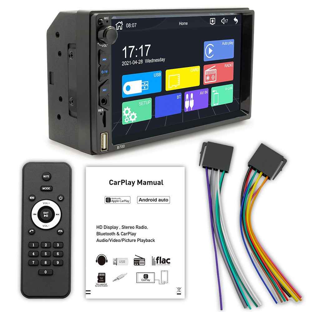 B700 Car MP5 Player 7-inch FM Car Radio Bluetooth-compatible Multimedia Support Mirror Link