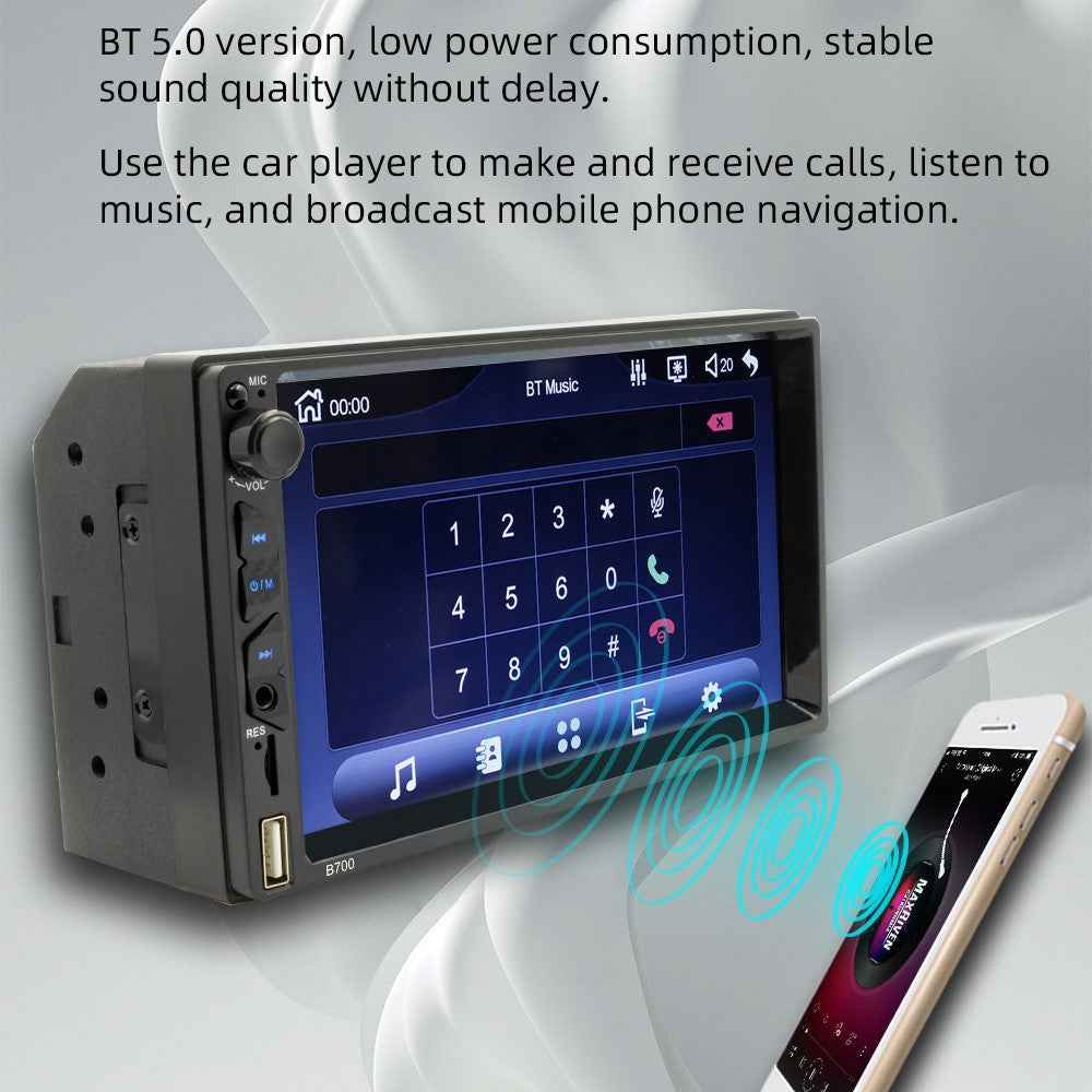 B700 Car MP5 Player 7-inch FM Car Radio Bluetooth-compatible Multimedia Support Mirror Link