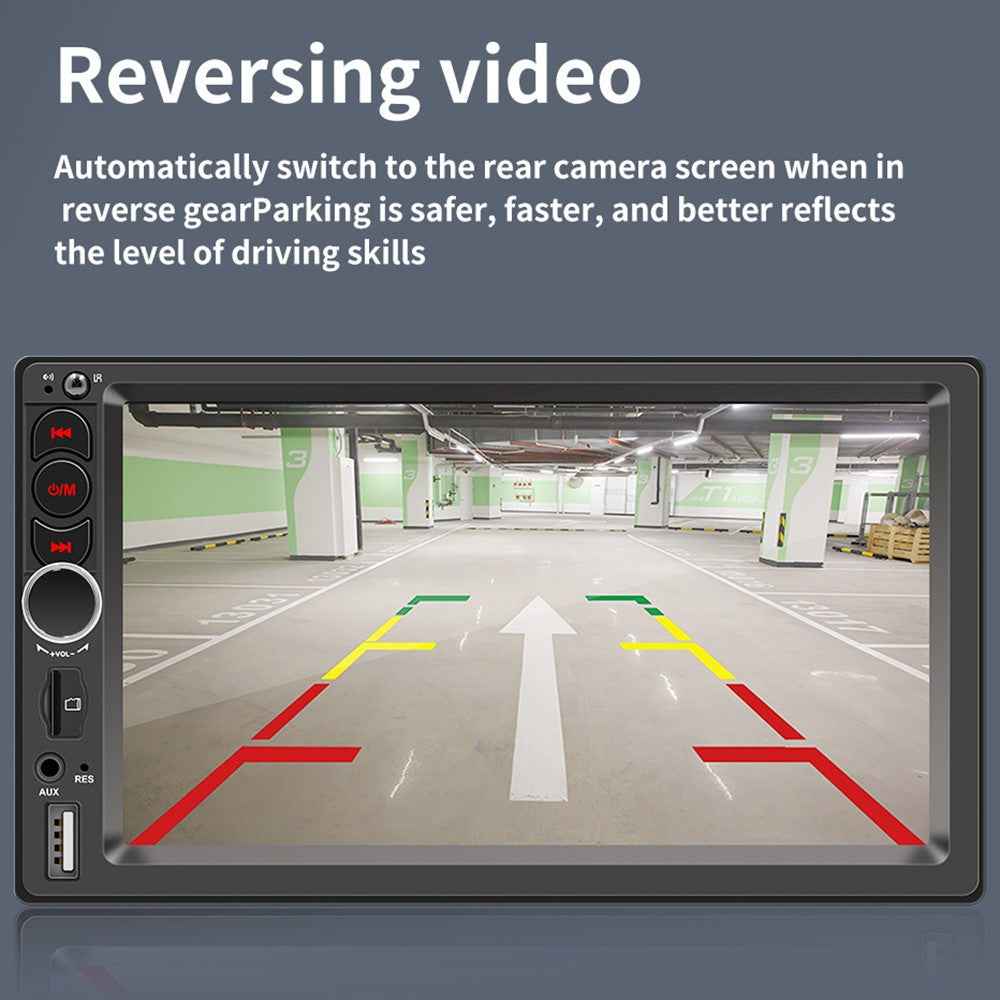 F730C Car Stereo Receiver 7'' Bluetooth-compatible Hands-Free Car Radio FM Receiver MP5 Car Player