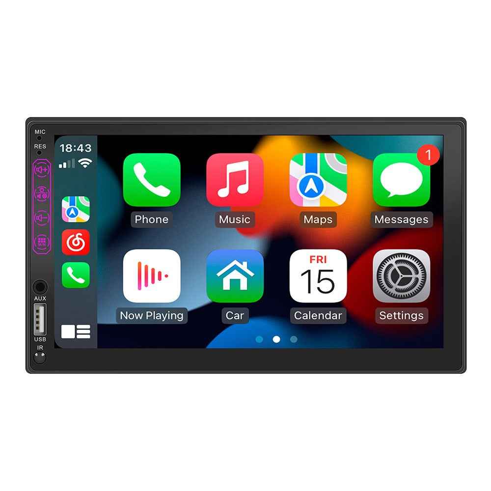 L1 7-inch Car Audio Receiver Bluetooth-compatible FM MP5 Player Supports Mirror Link for iOS / Android