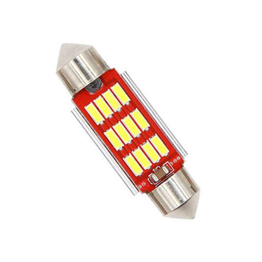 10Pcs Car LED Interior Reading Light 160LM 6000K Auto Room Ceiling Dome Lamp - 36mm