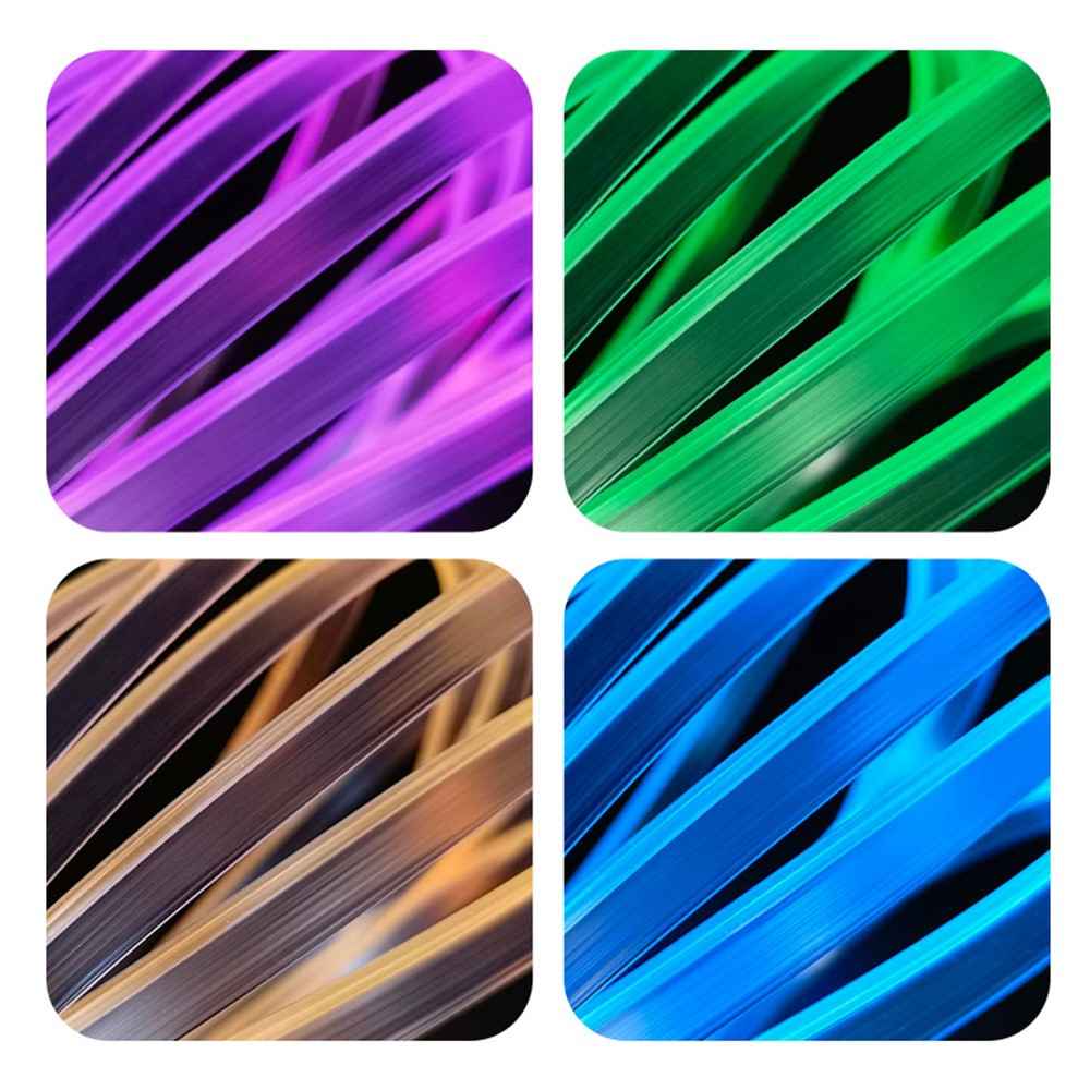 S5U 5m S-Series Multi-color RGB LED Strip Light Flexible Fiber Optic Car Interior USB Atmosphere Lamp