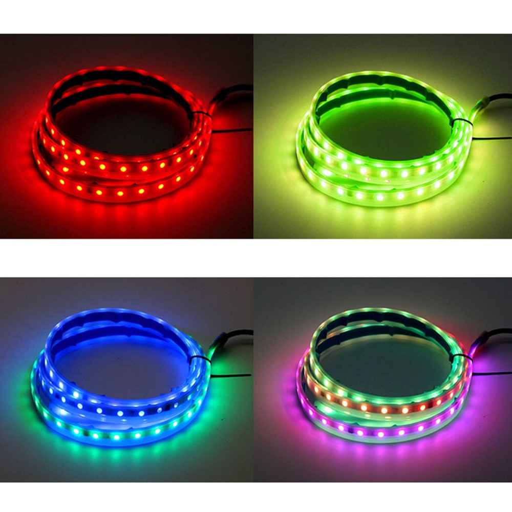 JG02 150cm Car LED Hood Light Strip Waterproof Daytime Running Light 12V Phantom Dynamic Decorative Atmosphere Lamp