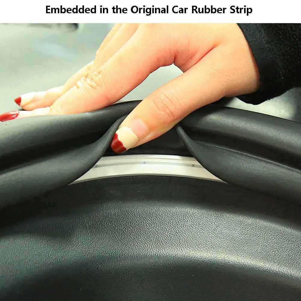 TSL802 For Model Y / 3 Magnetic Silicone LED Strip Light Decor Lamp Car Light - White Light