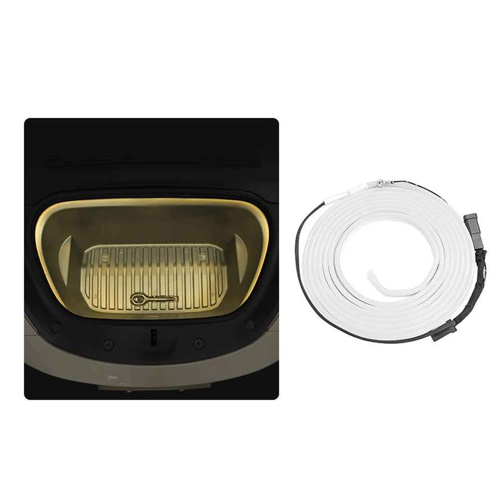 TSL802 For Model Y / 3 Magnetic Silicone LED Strip Light Decor Lamp Car Light - Warm Light