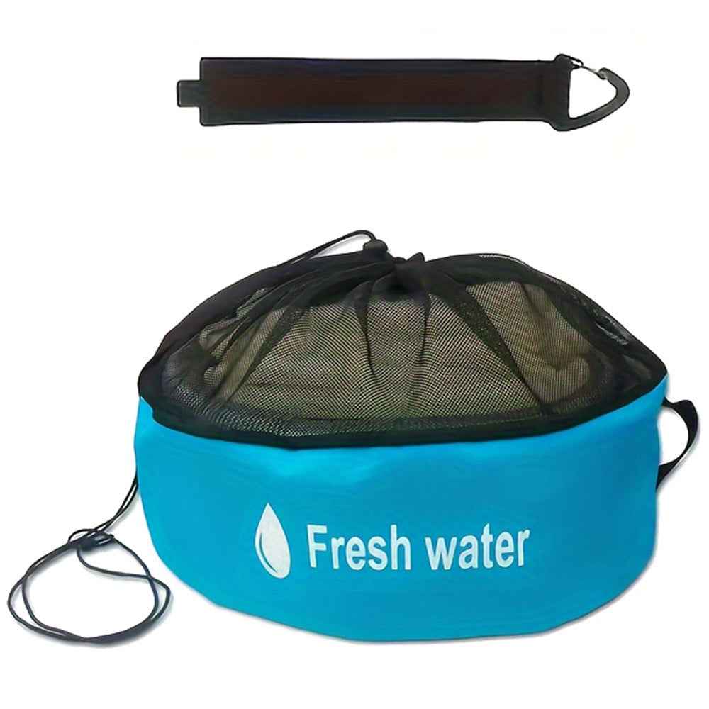 RV Water Hose Storage Bag Sewer Pipe Organizer 600D Oxford Cloth Wire Cable Storage Bag - Blue